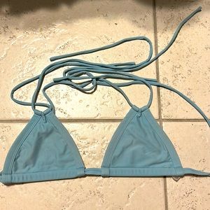 Montce Light blue bikini top